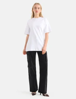 Oversized Basic T-shirt Wit